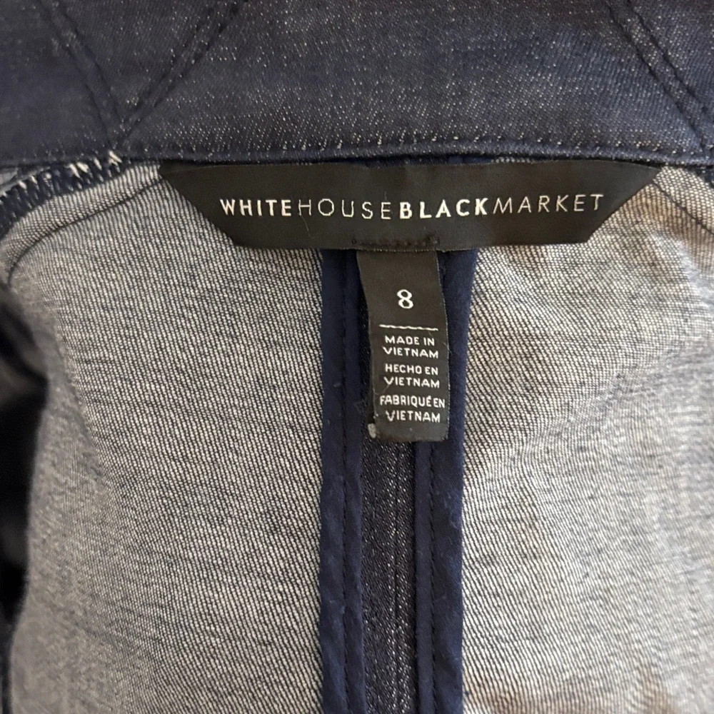 WHBM Women's Denim Jacket NWOT - Picture 6 of 6
